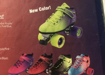 Skates in multiple colors